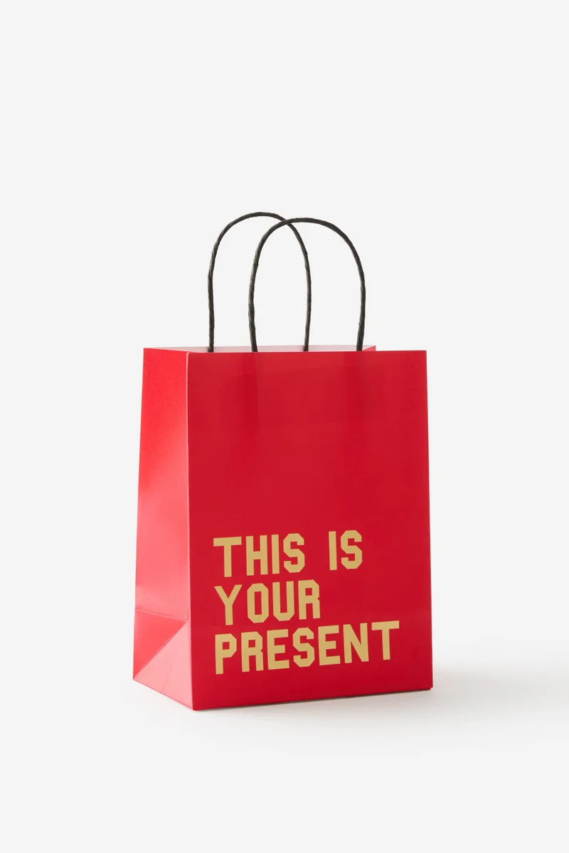 Typo Premium Gift Bag - Small